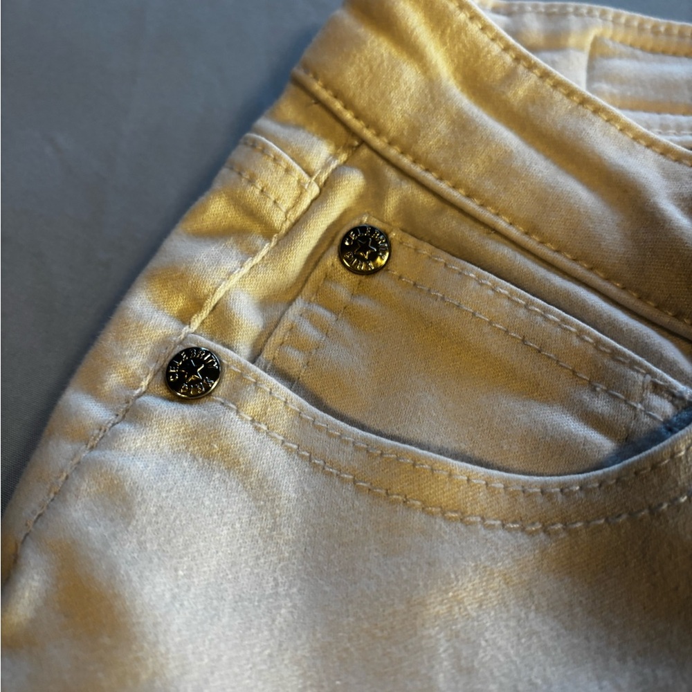 Celebrity Pink White Denim Shorts Stretch Mid Rise Size 7‎ - Picture 3 of 8